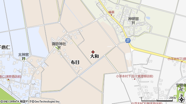 〒959-2227 新潟県阿賀野市大和の地図