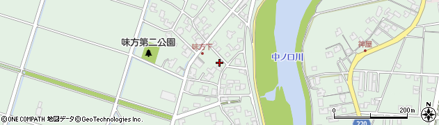 新潟県新潟市南区味方933-1周辺の地図