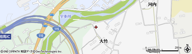福島県相馬市今田大竹99周辺の地図