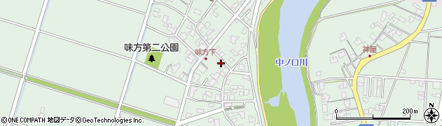 新潟県新潟市南区味方933周辺の地図