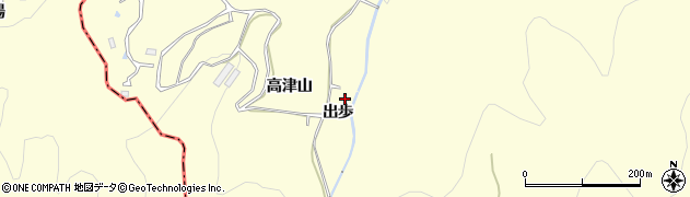 福島県伊達市保原町高成田出歩周辺の地図
