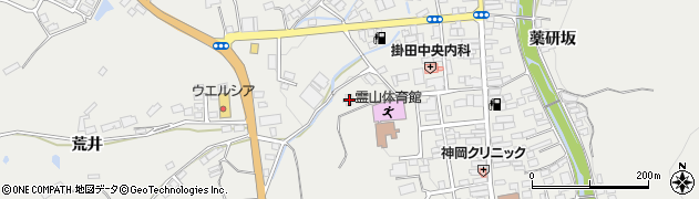 福島県伊達市霊山町掛田西裏13周辺の地図