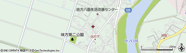 新潟県新潟市南区味方989周辺の地図