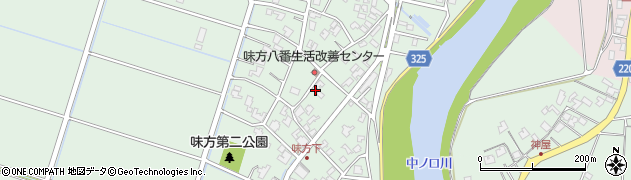 新潟県新潟市南区味方987周辺の地図