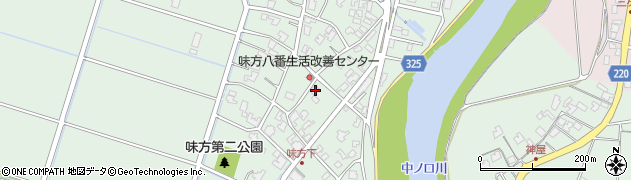 新潟県新潟市南区味方986周辺の地図