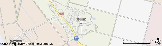神明宮周辺の地図