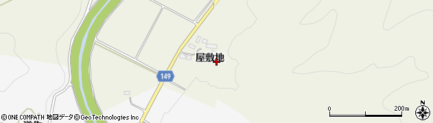 福島県伊達市霊山町中川屋敷地15周辺の地図