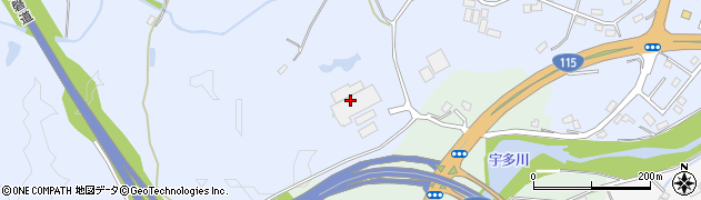 福島県相馬市粟津（長沢）周辺の地図