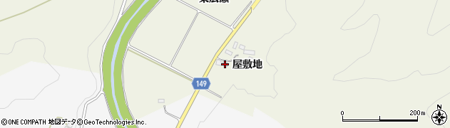 福島県伊達市霊山町中川屋敷地11周辺の地図