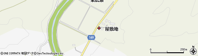 福島県伊達市霊山町中川屋敷地12周辺の地図
