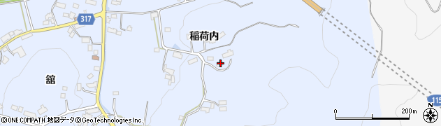 福島県伊達市保原町富沢稲荷内69周辺の地図