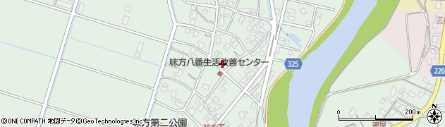 新潟県新潟市南区味方1111周辺の地図