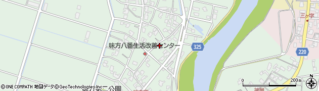 新潟県新潟市南区味方1114周辺の地図