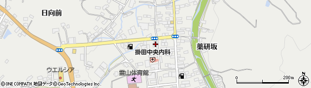 福島県伊達市霊山町掛田西裏54周辺の地図