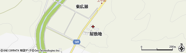 福島県伊達市霊山町中川屋敷地6周辺の地図