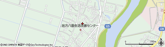 新潟県新潟市南区味方1110周辺の地図