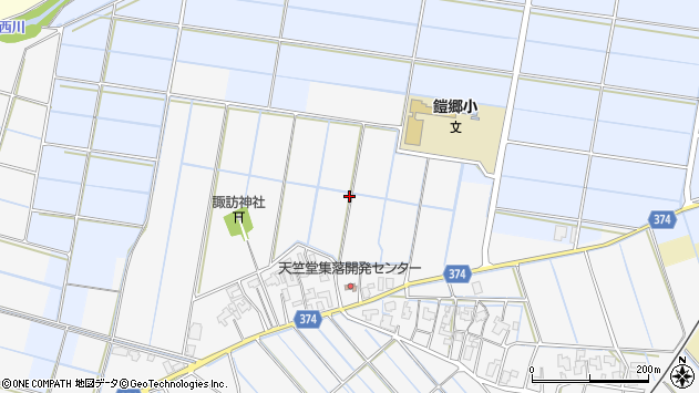 〒959-0434 新潟県新潟市西蒲区天竺堂の地図