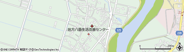 新潟県新潟市南区味方1102周辺の地図