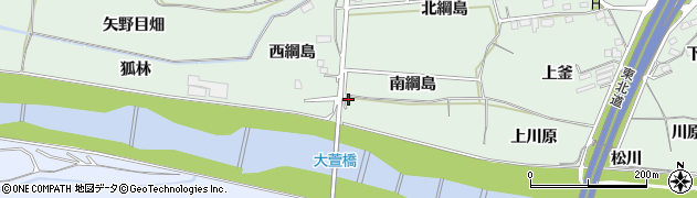 福島県福島市大笹生（南綱島）周辺の地図