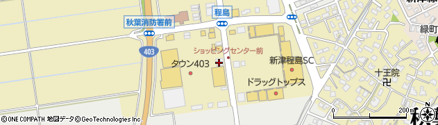 株式会社銀座　新津店周辺の地図