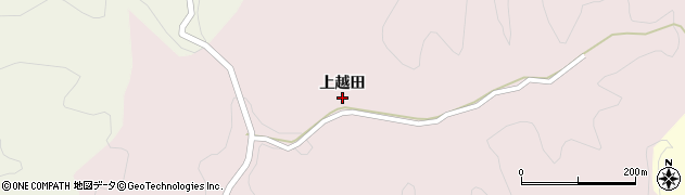 福島県伊達市霊山町石田上越田25周辺の地図