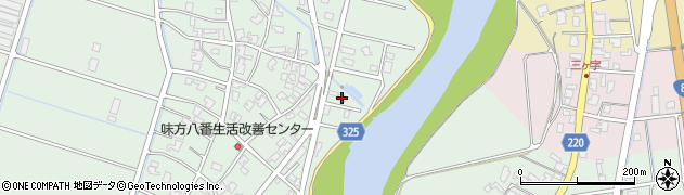 新潟県新潟市南区味方1127周辺の地図