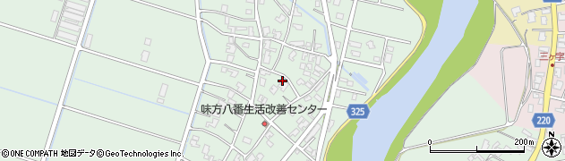 新潟県新潟市南区味方1105周辺の地図