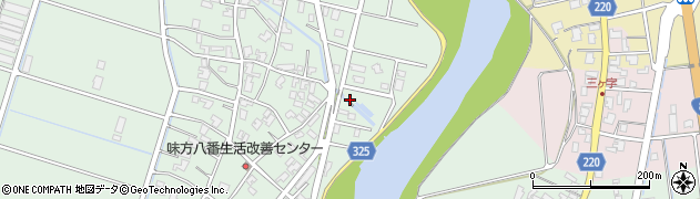 新潟県新潟市南区味方1130周辺の地図