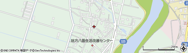 新潟県新潟市南区味方1097周辺の地図