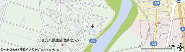 新潟県新潟市南区味方1131周辺の地図