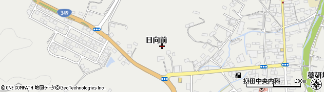 福島県伊達市霊山町掛田日向前周辺の地図