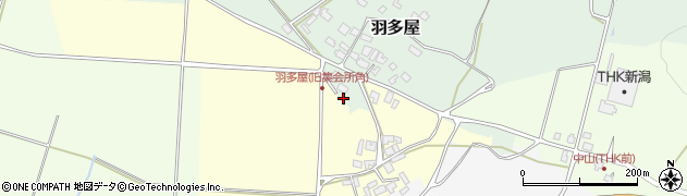 新潟県阿賀野市羽多屋8周辺の地図