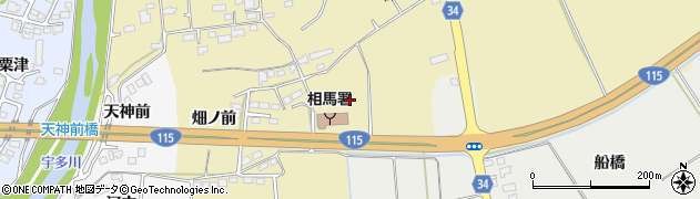 福島県相馬市中野（堂ノ前）周辺の地図