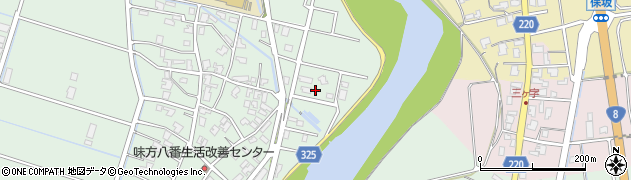 新潟県新潟市南区味方1136周辺の地図