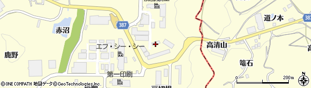 福島県福島市岡島戸切場周辺の地図