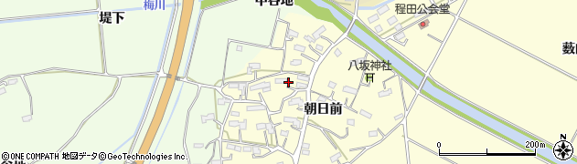 福島県相馬市程田朝日前102周辺の地図