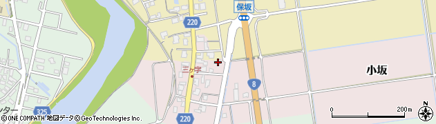 新潟県新潟市南区小坂72周辺の地図