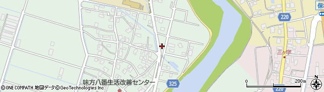新潟県新潟市南区味方1176周辺の地図