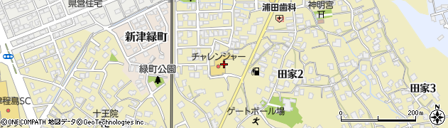 チャレンジャー田家店周辺の地図