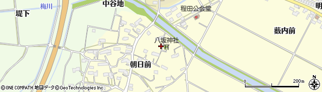 福島県相馬市程田朝日前261周辺の地図