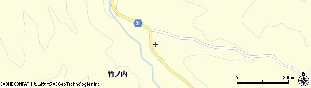 福島県伊達市霊山町大石（竹ノ内）周辺の地図