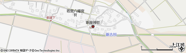 新座神社周辺の地図