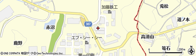 福島県福島市岡島（泥理）周辺の地図