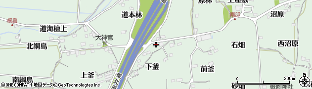 福島県福島市笹谷下釜24周辺の地図