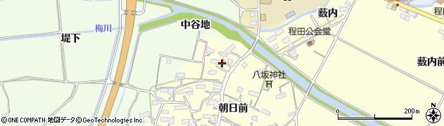 福島県相馬市程田朝日前167周辺の地図