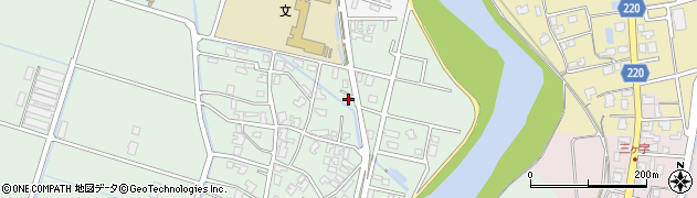 新潟県新潟市南区味方1180周辺の地図