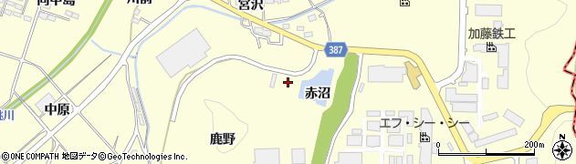 福島県福島市岡島宮沢前周辺の地図