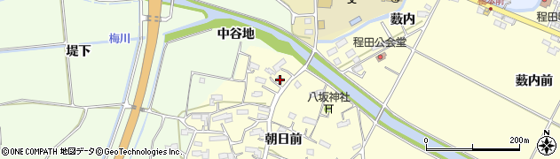 福島県相馬市程田朝日前173周辺の地図