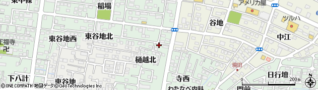 福島県福島市笹谷稲場20周辺の地図