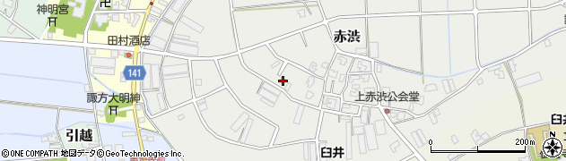 新潟県新潟市南区赤渋4554周辺の地図